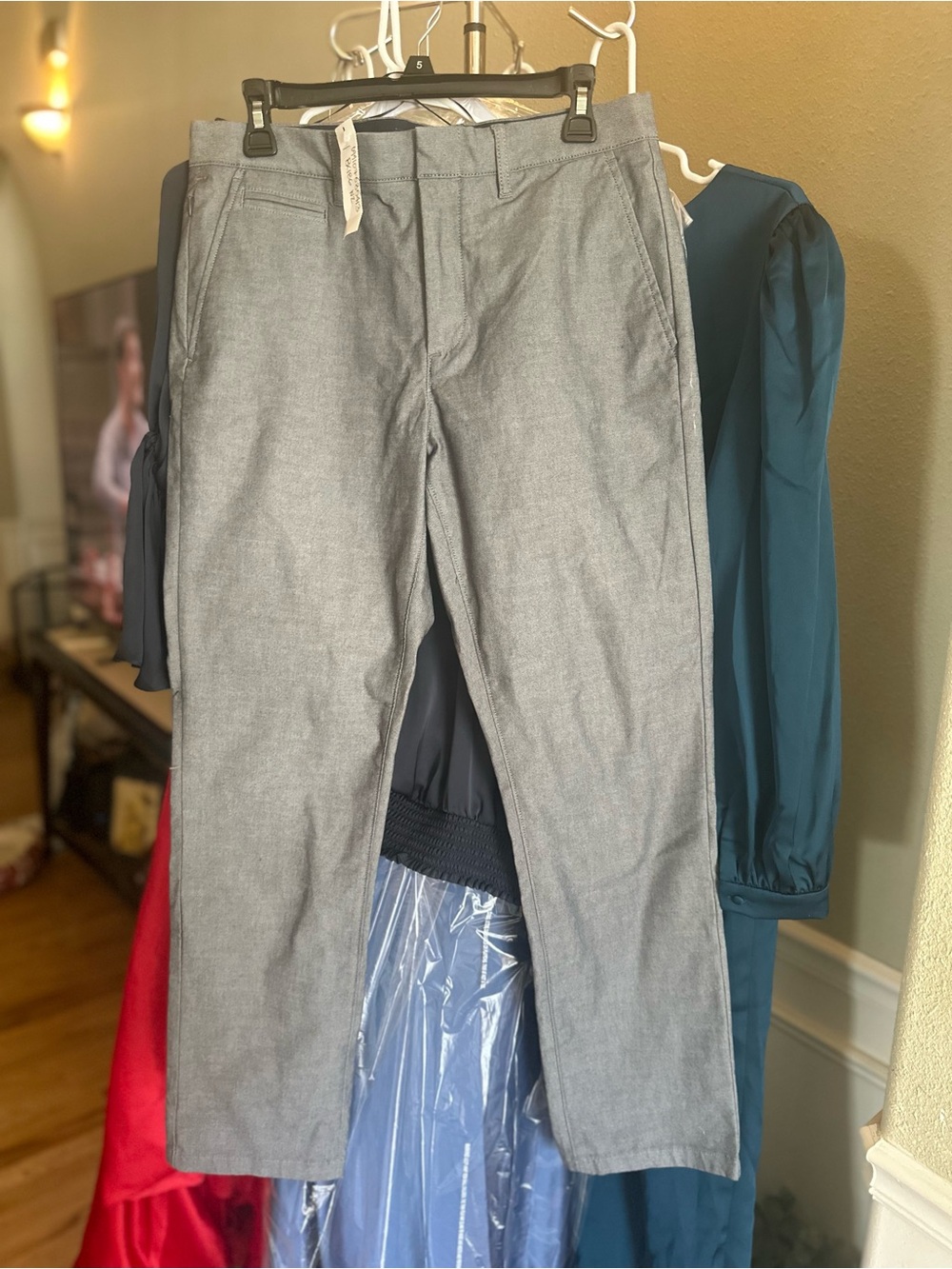 J. Crew Slim Heather Gray Chinos